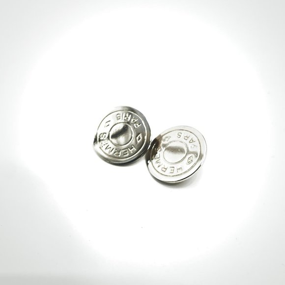 Hermès Earrings, Clou de selle, Metal - Picture 3 of 5